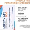 imageDulc  Dinaven 500 Diosmin Hesperidin 500mg Dietary Supplement 30 Tablets Enriched with Butchers Broom Horse Chestnut Extract and Grape Seed Extract Made in Italy30 Tablets