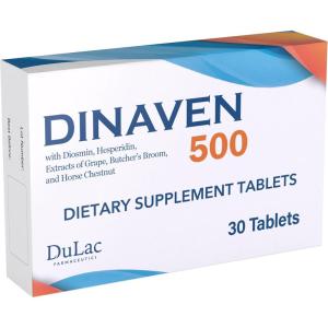 imageDulc  Dinaven 500 Diosmin Hesperidin 500mg Dietary Supplement 30 Tablets Enriched with Butchers Broom Horse Chestnut Extract and Grape Seed Extract Made in Italy30 Tablets