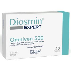 imageDulc  Omniven 50040 Tablets Diosmin Horse Chestnut Extract Butchers Broom Hesperidin Dietary Supplement Made in Italy