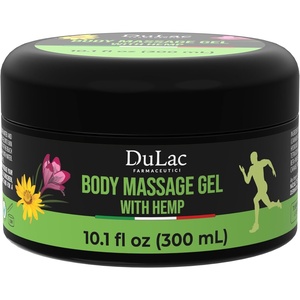 image:imageDulac  Arnica amp Hemp Body Gel  101 fl oz  FastAbsorbing Massage Gel with Menthol and Botanical Extracts