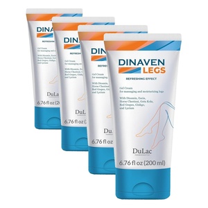 image:imageDULC FARMACEUTICI 1982 Dulac Dinaven Legs Cooling Cosmetic Gel With Natural Botanical Elements Lightweight Daily Leg Care Fast Absorbing Body Formula 676 Fl Oz Pack of 4676 Fl Oz Pack of 4