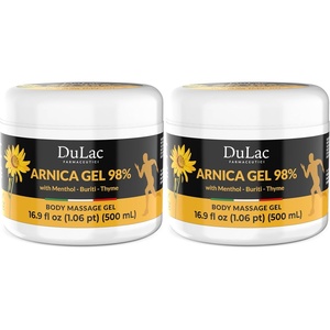 image:imageDulac Arnica Body Massage Gel  WaterBased Cosmetic Massage Gel with Arnica Montana FastAbsorbing Lightweight Texture NonGreasy Feel Dermatologically Tested 169 fl oz Pack of 2169 Fl Oz Pack of 2