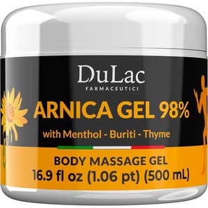 image:imageDulac Arnica Body Massage Gel  WaterBased Cosmetic Massage Gel with Arnica Montana FastAbsorbing Lightweight Texture NonGreasy Feel Dermatologically Tested 169 fl oz Pack of 2169 Fl Oz Pack of 1